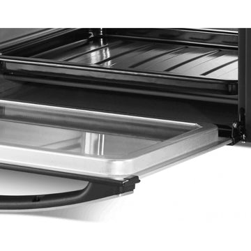Zilan Cuptor electric ZLN1017 ROJIN, 1600 W, 35 L, convectie, temperatura reglabila, timer 60 min, negru
