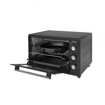 Zilan Cuptor electric ZLN8894, 1800 W, 35 L, geam dublu, 250°C, timer 90 min, negru