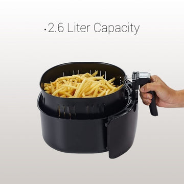 Zilan Friteuza cu aer cald ZLN3598, 1350 W, 2.6 L, Timer 30 min, negru