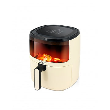 Zilan Friteuza cu aer cald ZLN9984, 1500 W, 5 L, 12 programe, crem