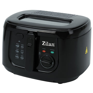 Zilan Friteuza ZLN2317, 1800 W, 2.5 L, cuva teflonata, termostat reglabil, negru