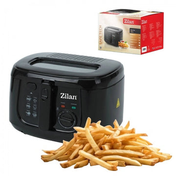Zilan Friteuza ZLN2317, 1800 W, 2.5 L, cuva teflonata, termostat reglabil, negru