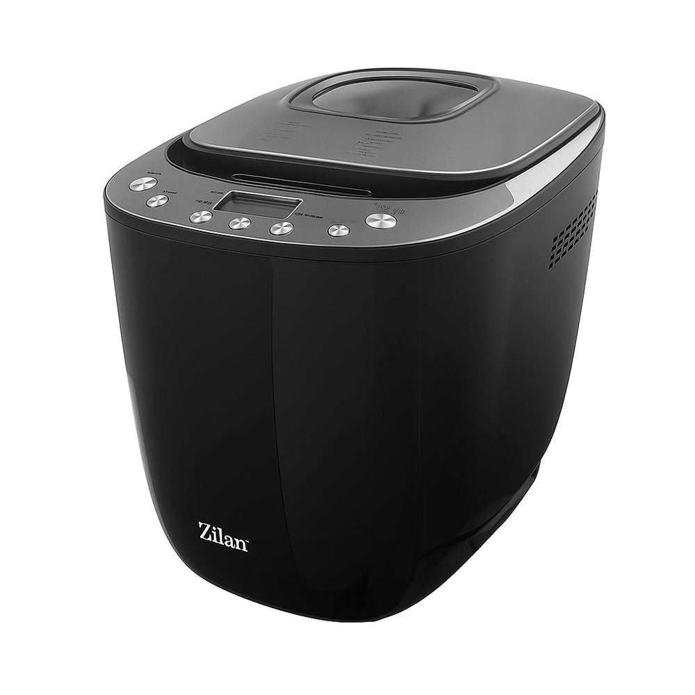 Zilan Masina de facut paine ZLN5213, 550 W, 900 g, ecran digital, coacere ajustabila, negru