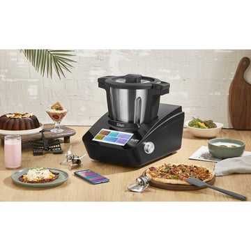 Zilan Robot de bucatarie ZLN9341 RUBY Thermorobot, 1700 W, 4.7 L, ecran TFT 7”, 18 functii, WiFi, aplicatie mobila