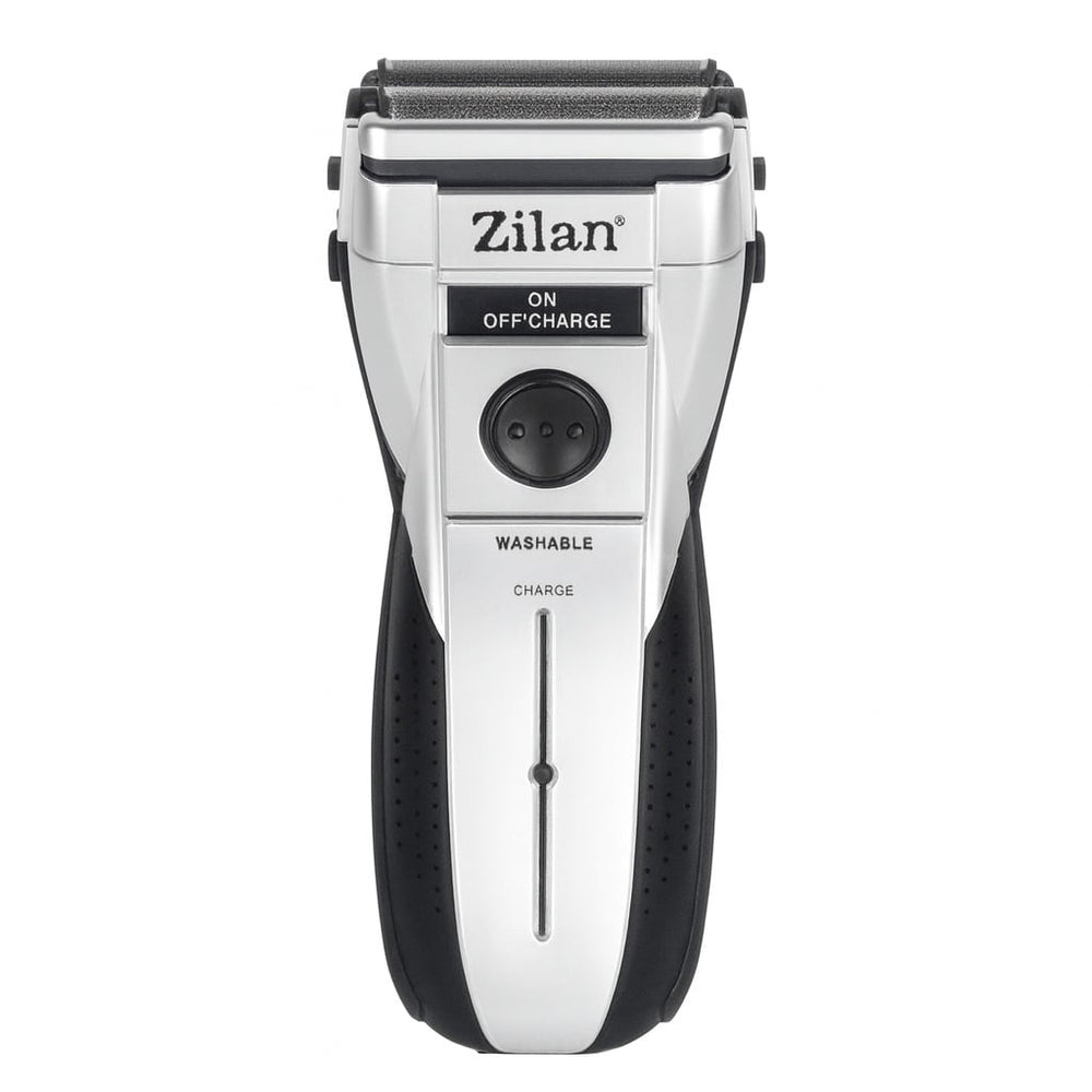 Zilan ZLN0436 – Aparat de ras electric barbati, lame inox, LED, piele umeda/uscata, argintiu-negru