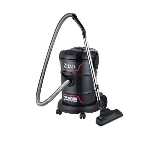 Zilan ZLN2006 - Aspirator Turbo fara sac, 2400W, 21L, functie suflare, filtru lavabil, tub telescopic, Negru