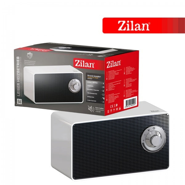 Zilan ZLN2007 – Aeroterma ceramica 1000W compacta cu termostat ajustabil