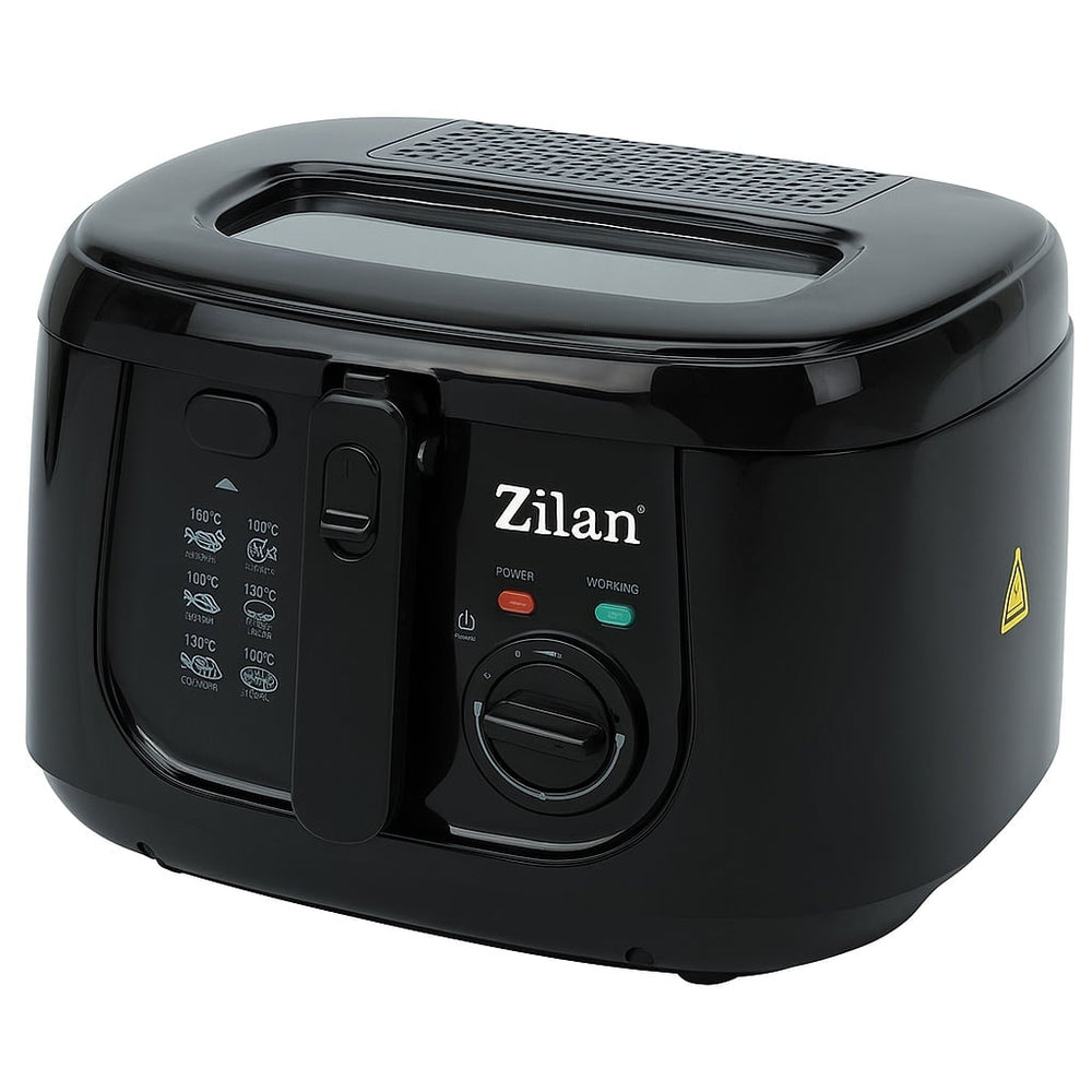 Zilan ZLN2317 – Friteuza 2.5L, 1800W, cuvă teflonată, termostat reglabil, negru