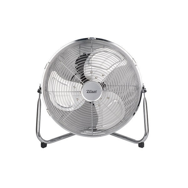 Zilan ZLN2348 – Ventilator inox cu suport 36 cm, 50W, 3 trepte viteza, unghi reglabil, argintiu