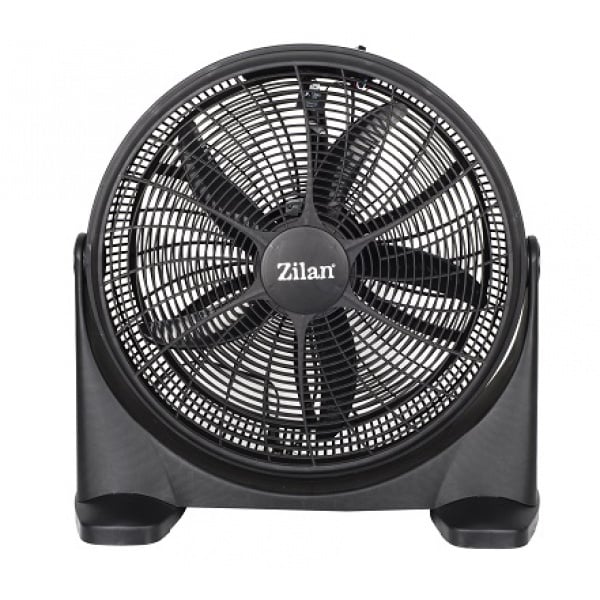 Zilan ZLN2362 – Ventilator cu suport 50 cm, 75W, 3 trepte viteza, 5 palete, argintiu