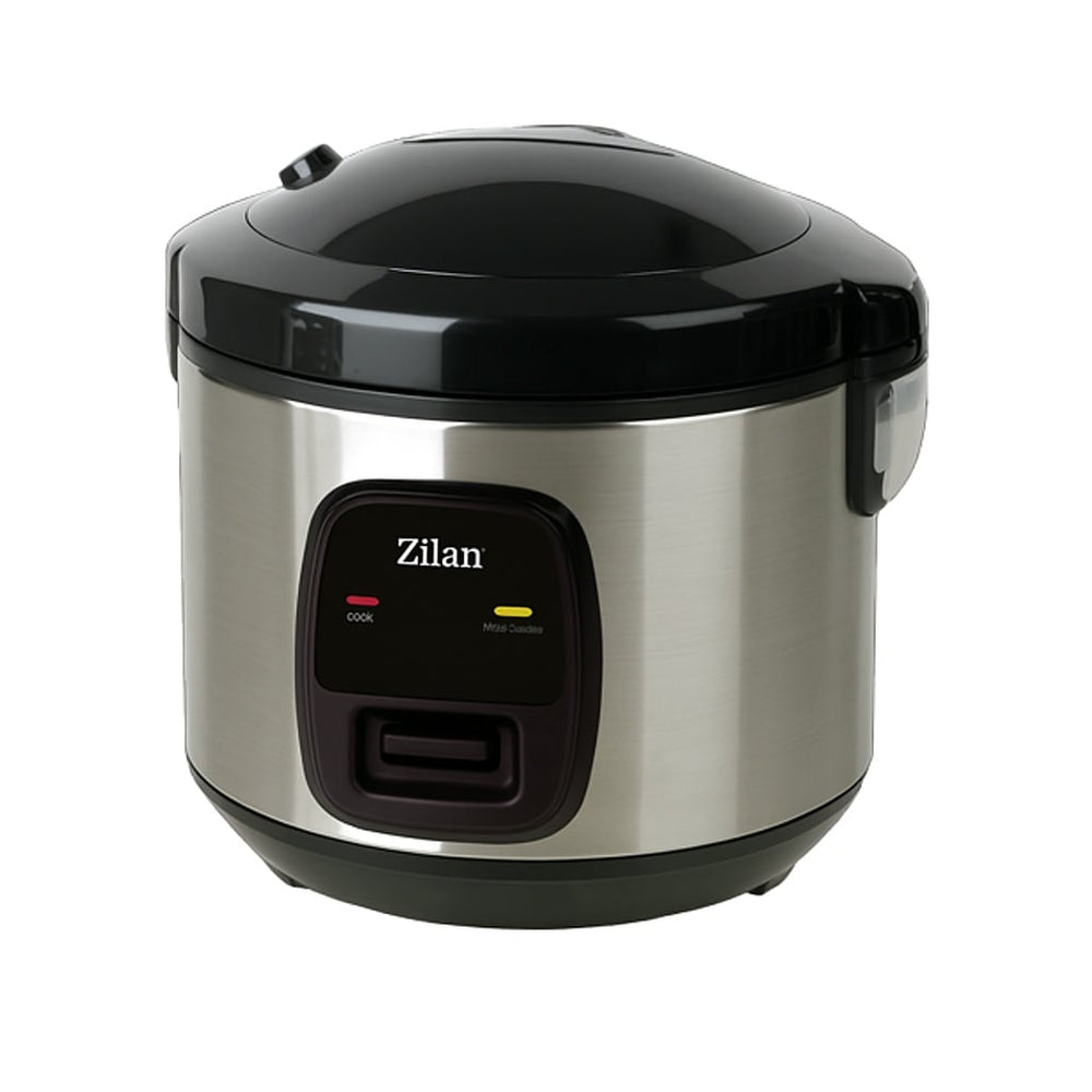 Zilan ZLN2793 – Aparat de gătit 2 în 1 pentru orez și abur, 1.5L, 500W, inox/negru