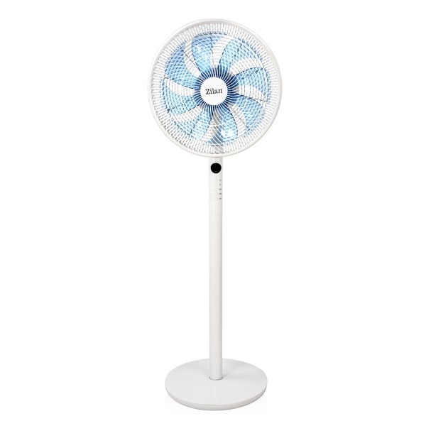 Zilan ZLN3765 – Ventilator cu picior 3IN1, Telecomanda, 60W, alb