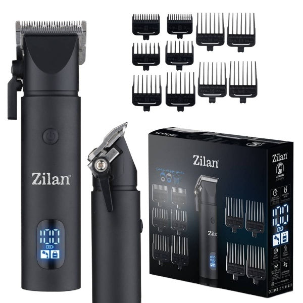 Zilan ZLN8696 – Aparat de tuns profesional 11 in 1, autonomie 200 min, LED, negru